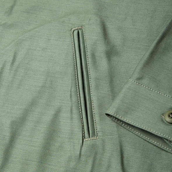 Military Green Overshirt 10 oz twill fabric Benzak