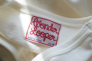 White Double Heavyweight Tee Wonderlooper