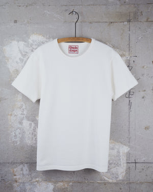 White Double Heavyweight Tee Wonderlooper