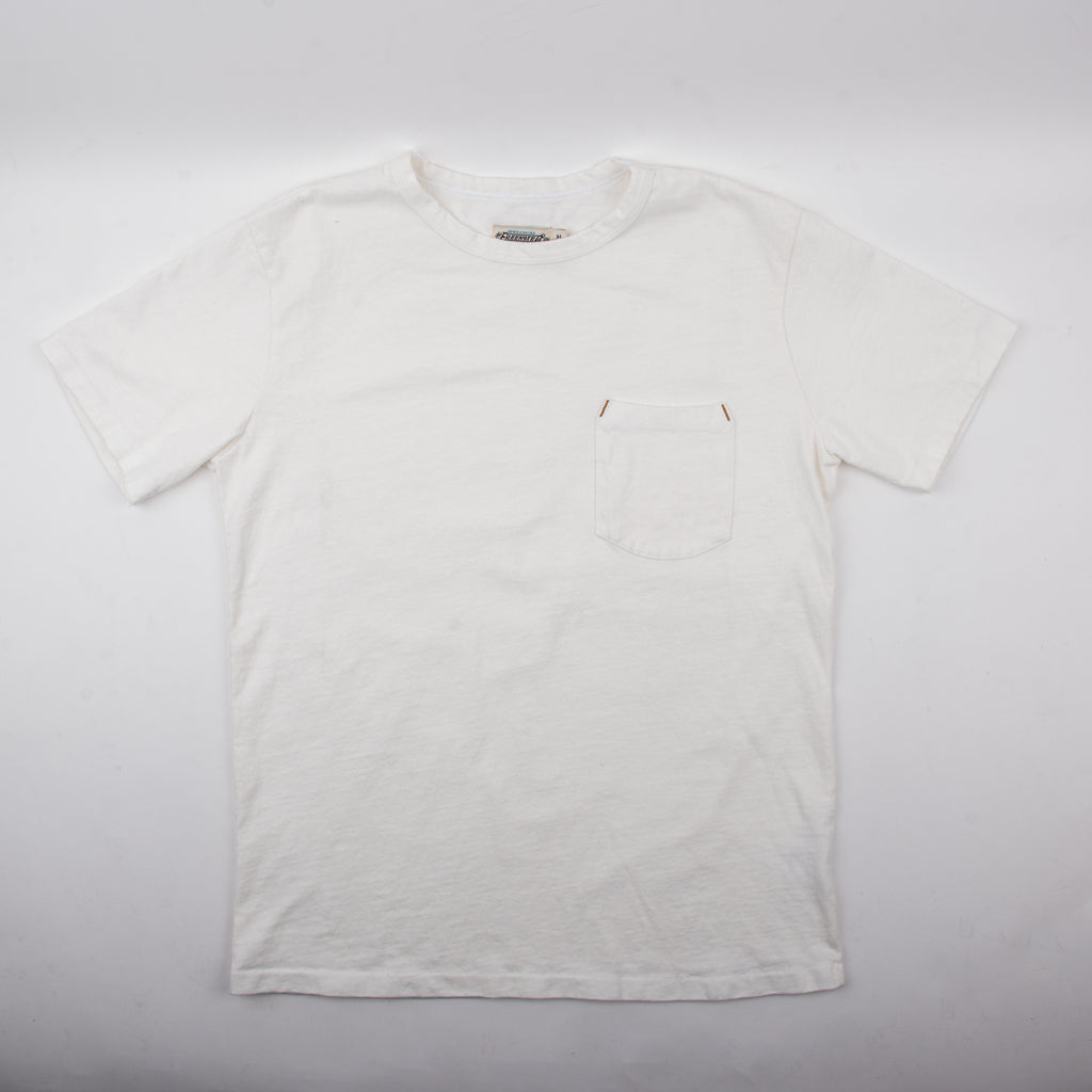 Ecru Natural T shirt 13 oz Freenote