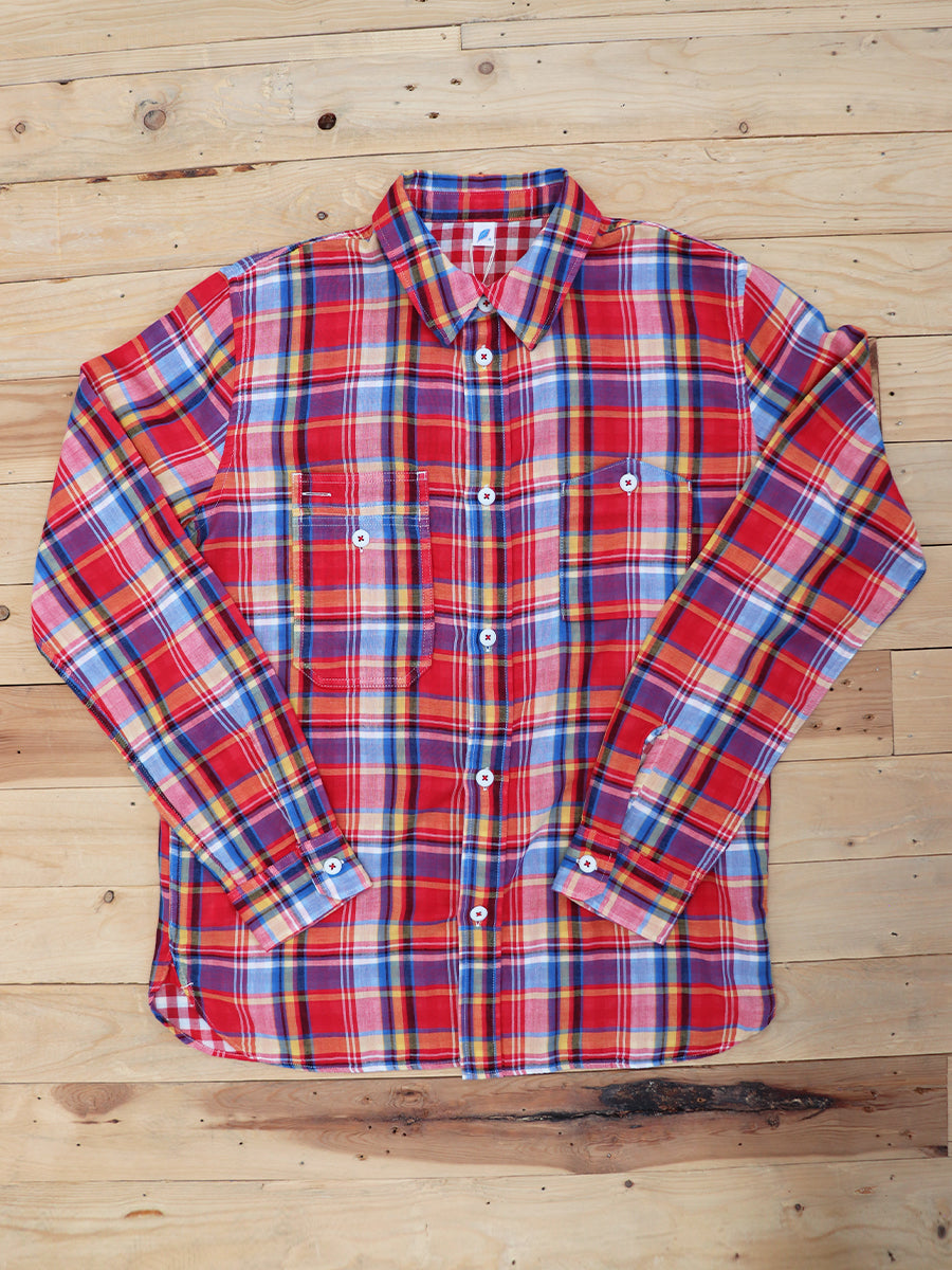 Camisa de cuadros rojos y azules » Welt Clothes - Ropa ecológica