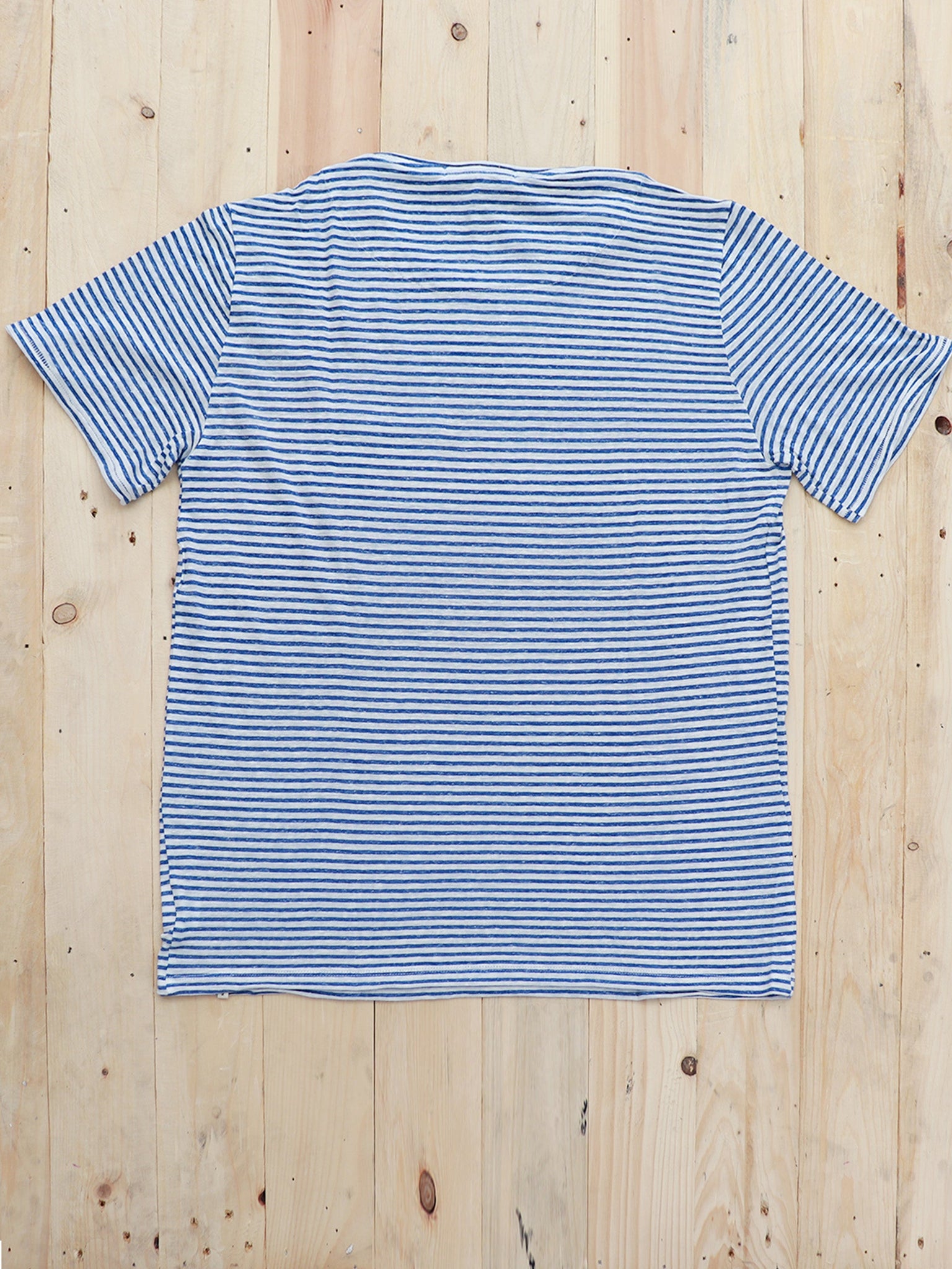 Soft Striped T shirt Indigo